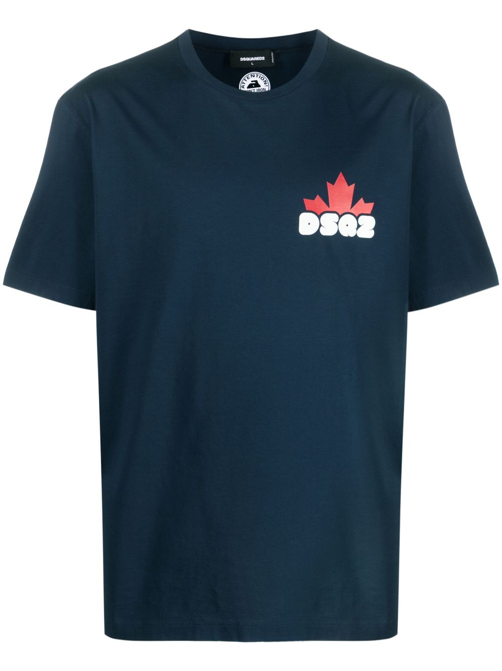 DSQUARED2 logo-print cotton T-shirt - Blue von DSQUARED2