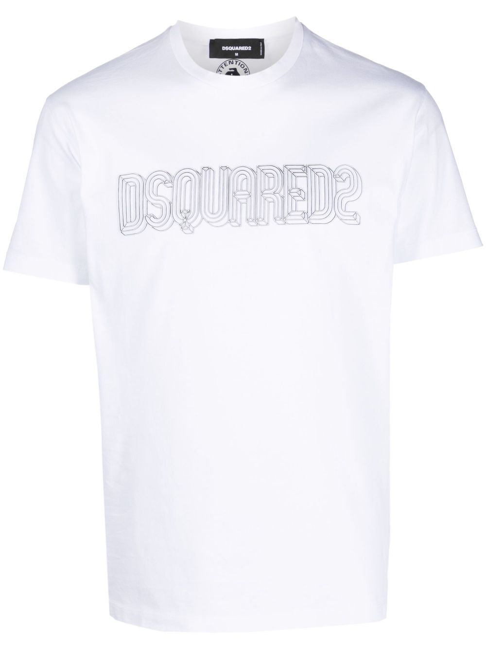 DSQUARED2 logo-print cotton T-shirt - White von DSQUARED2