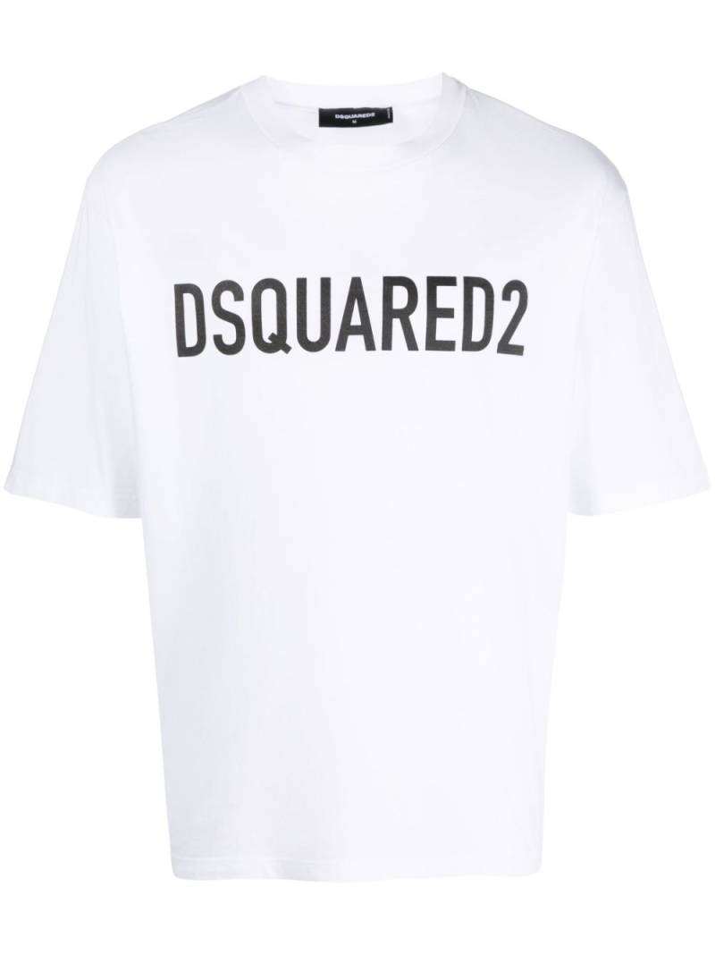 DSQUARED2 logo-print cotton T-shirt - White von DSQUARED2