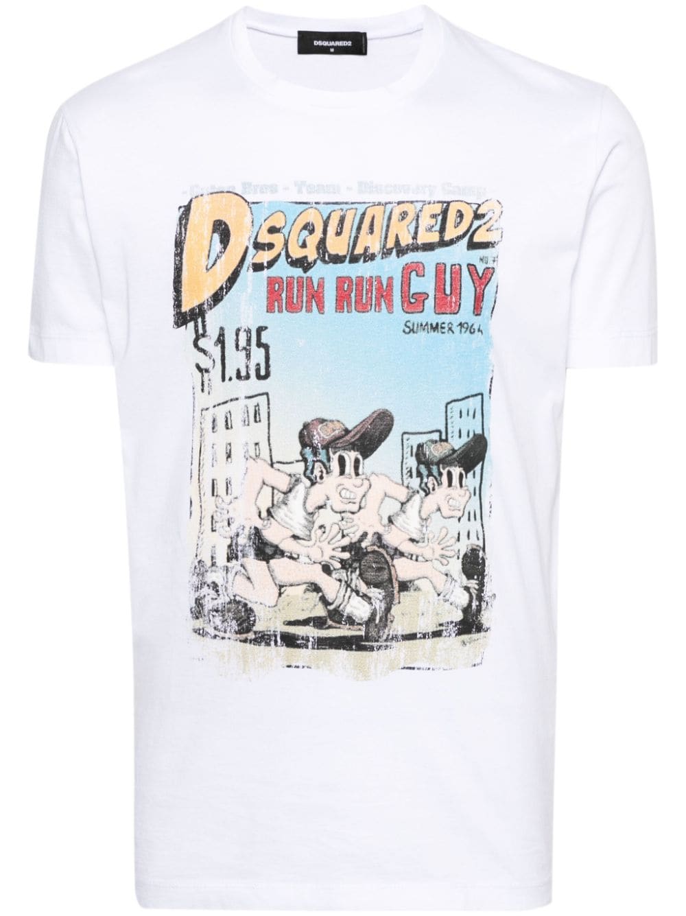 Dsquared2 logo-print cotton T-shirt - White von Dsquared2