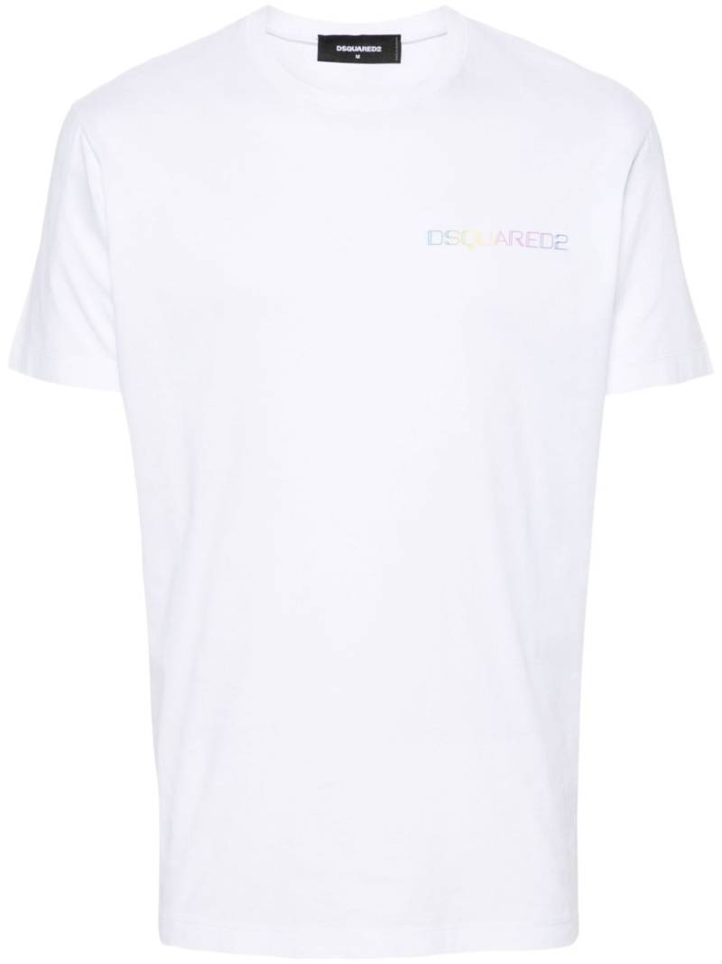 DSQUARED2 logo-print cotton T-shirt - White von DSQUARED2