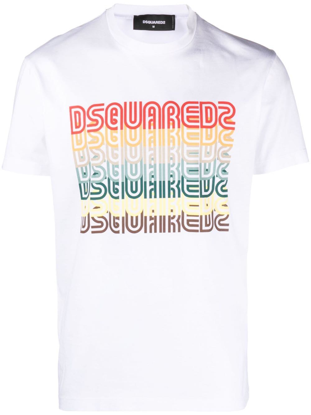 DSQUARED2 logo-print cotton T-shirt - White von DSQUARED2