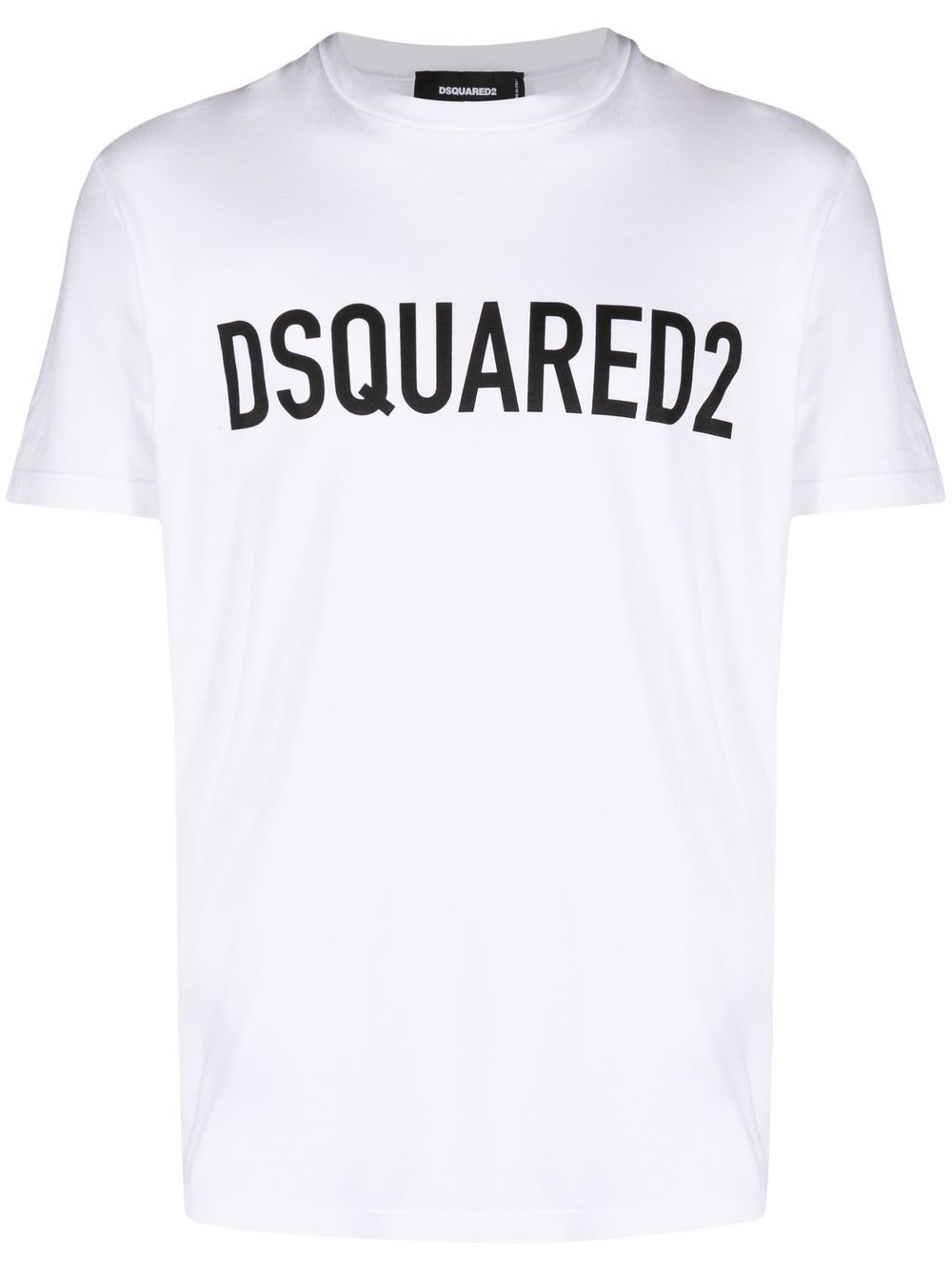 Dsquared2 logo-print crew-neck T-shirt - White von Dsquared2