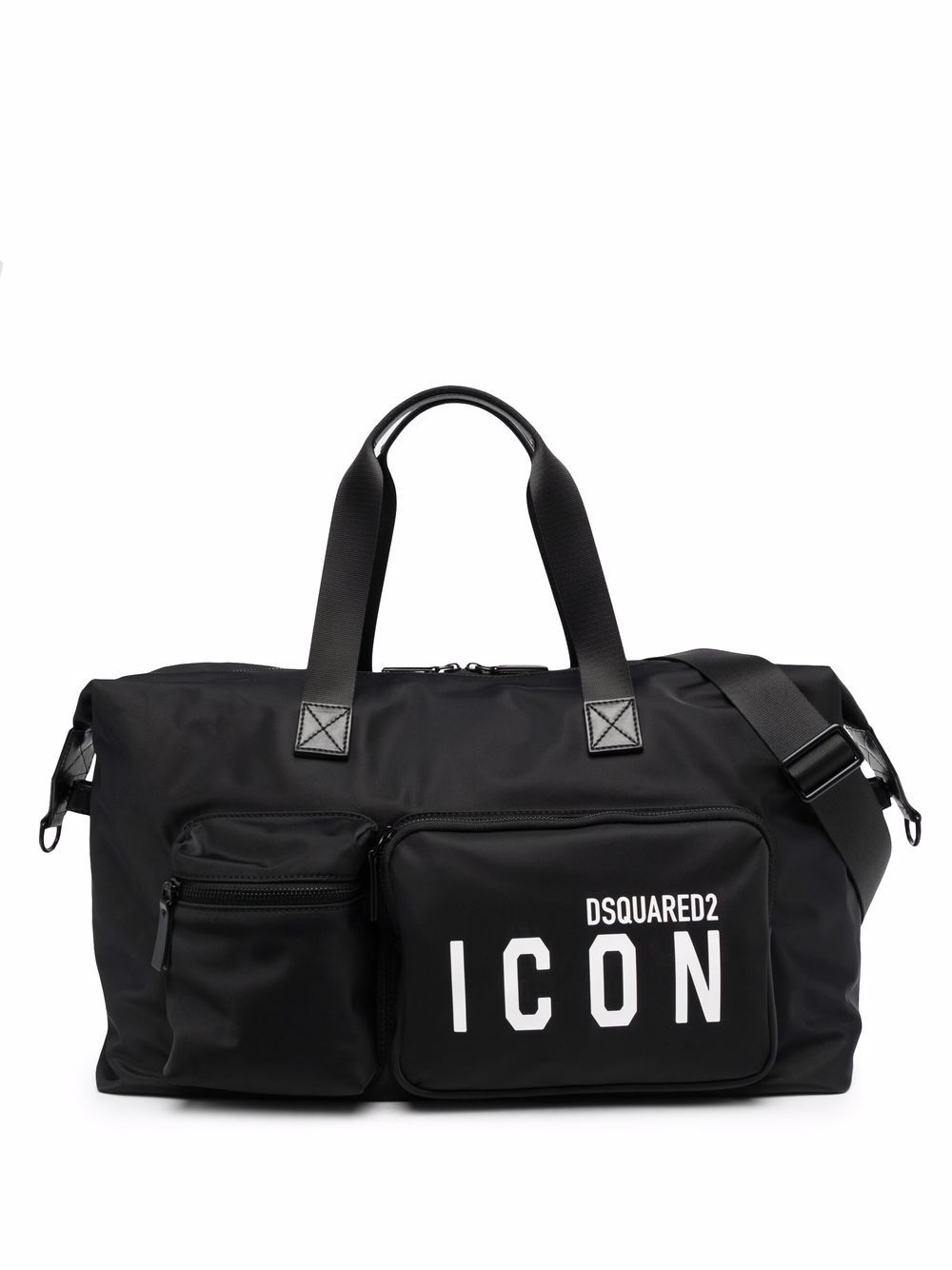 DSQUARED2 logo-print holdall bag - Black von DSQUARED2