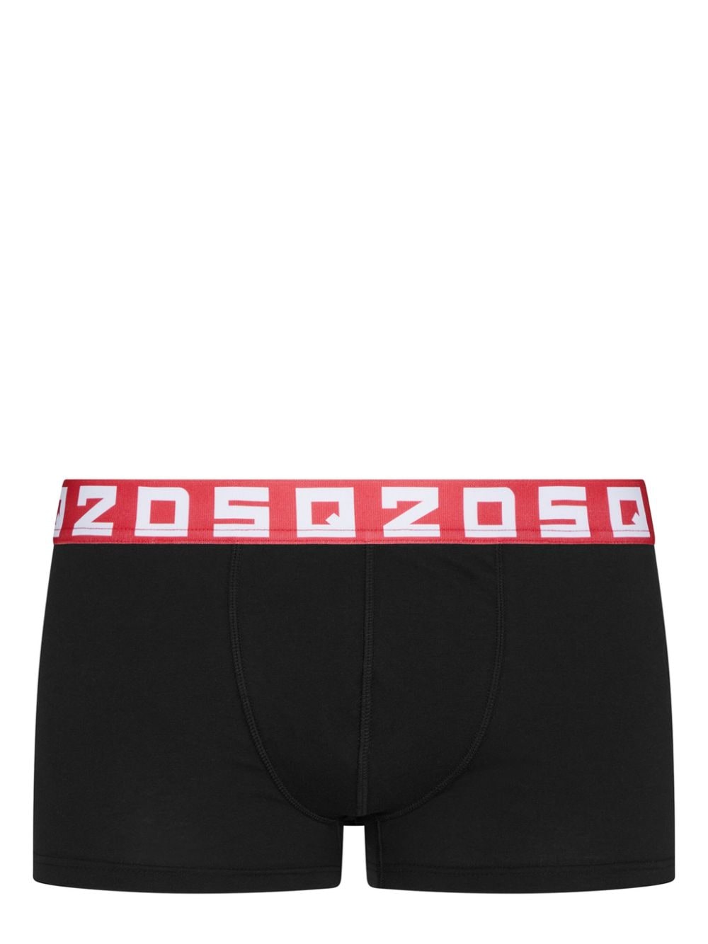 DSQUARED2 logo-print strap cotton-blend boxers - Black von DSQUARED2