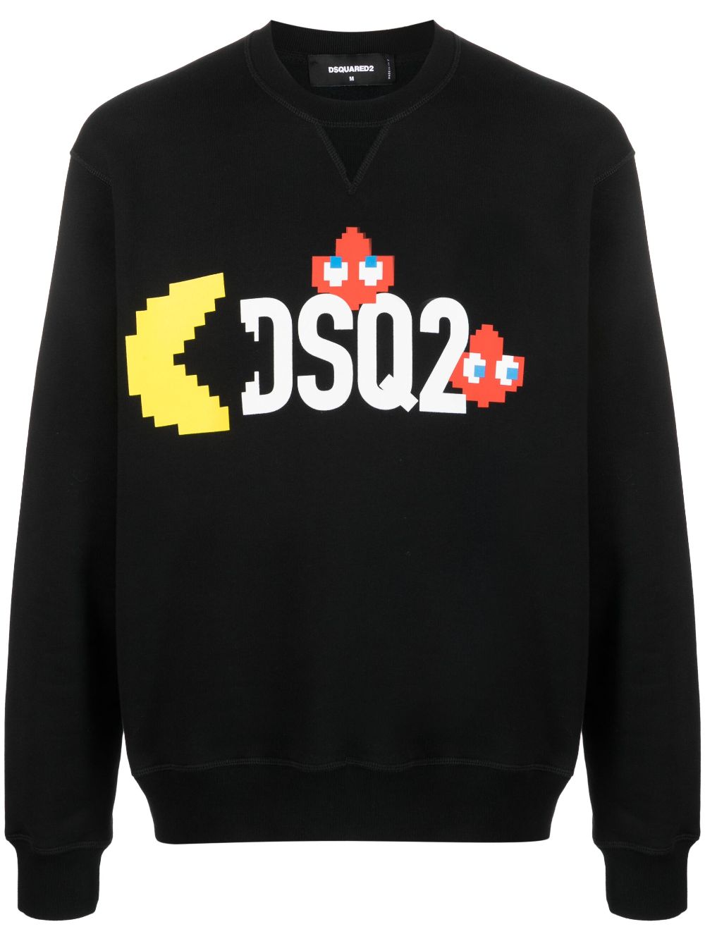 DSQUARED2 logo-print sweatshirt - Black von DSQUARED2