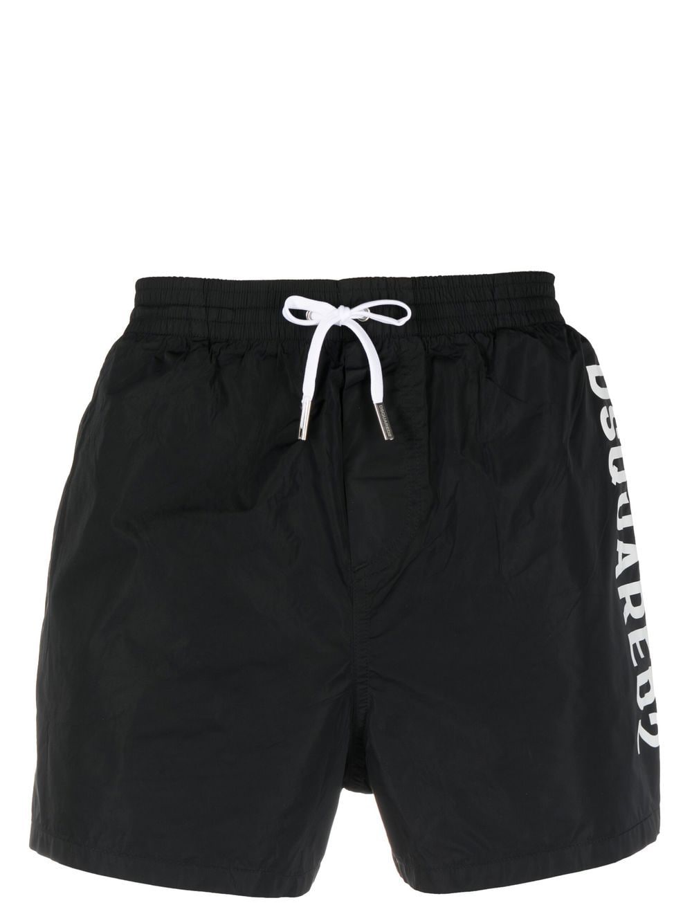 DSQUARED2 logo-print swim shorts - Black