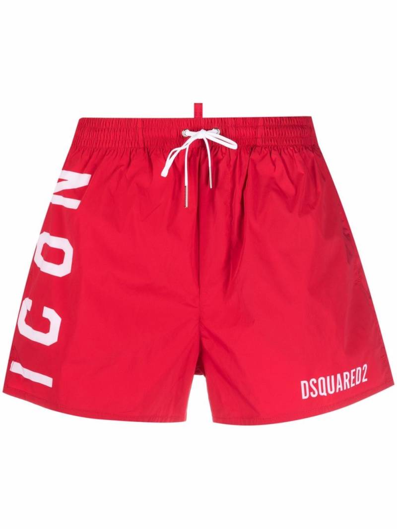 DSQUARED2 logo-print swim shorts von DSQUARED2