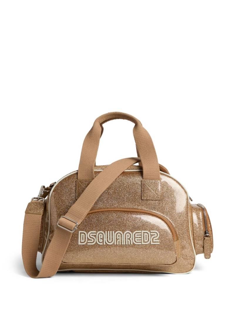 DSQUARED2 logo-print tote bag - Gold von DSQUARED2