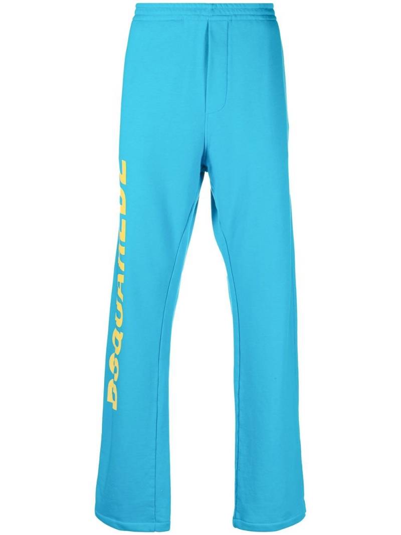 DSQUARED2 logo-print track pants - Blue von DSQUARED2