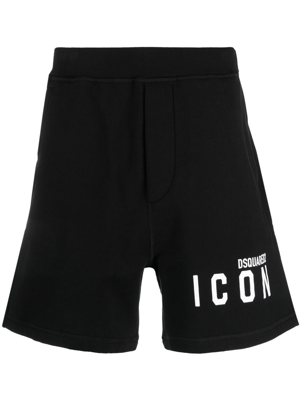 DSQUARED2 logo-print track shorts - Black von DSQUARED2