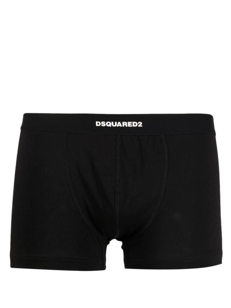 DSQUARED2 logo-print two-tone boxers - Black von DSQUARED2