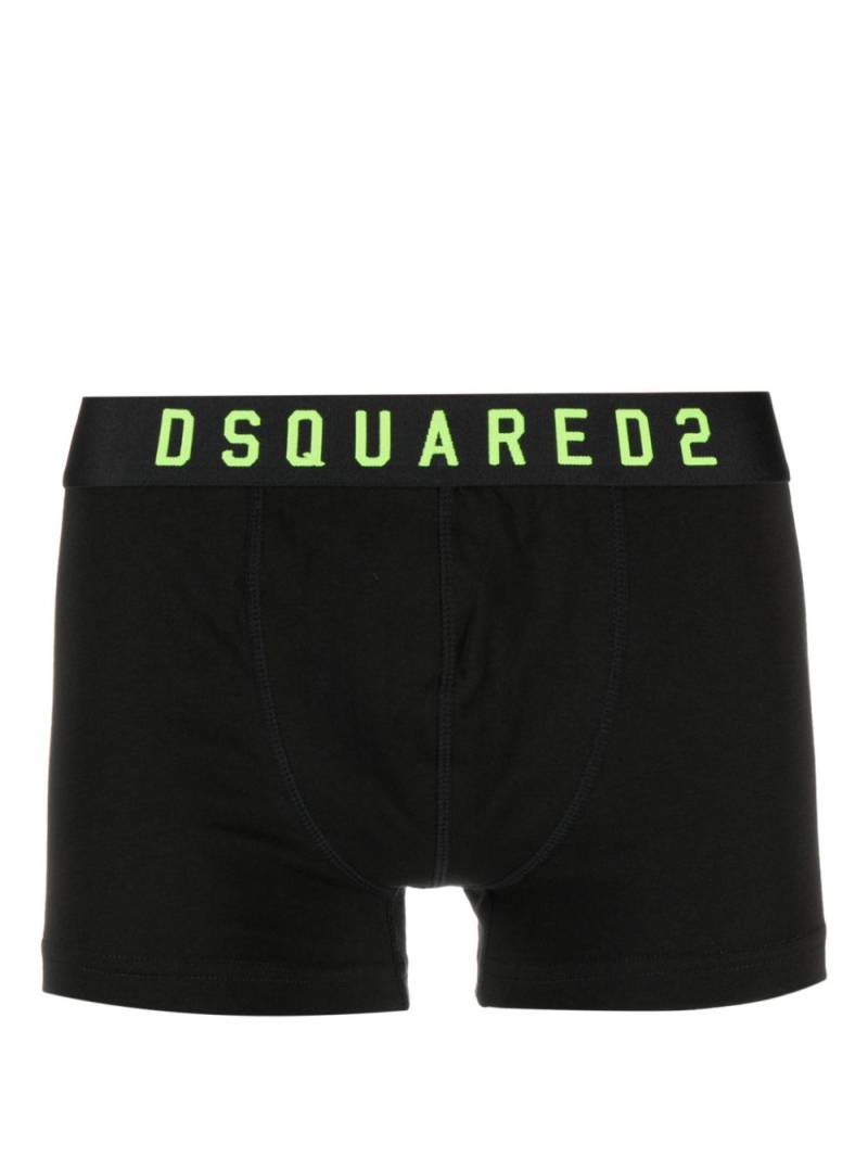 DSQUARED2 logo-tape two-tone boxers - Black von DSQUARED2