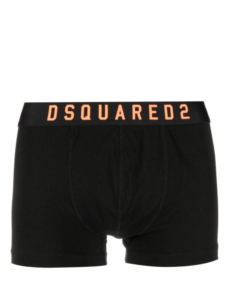 DSQUARED2 logo-tape two-tone boxers - Black von DSQUARED2