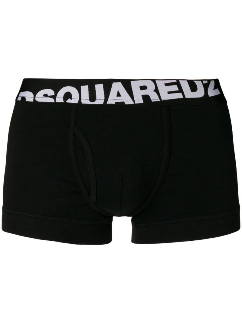 DSQUARED2 logo waistband boxers - Black von DSQUARED2