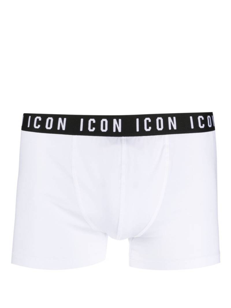 DSQUARED2 logo-waistband stretch-cotton boxers - White von DSQUARED2