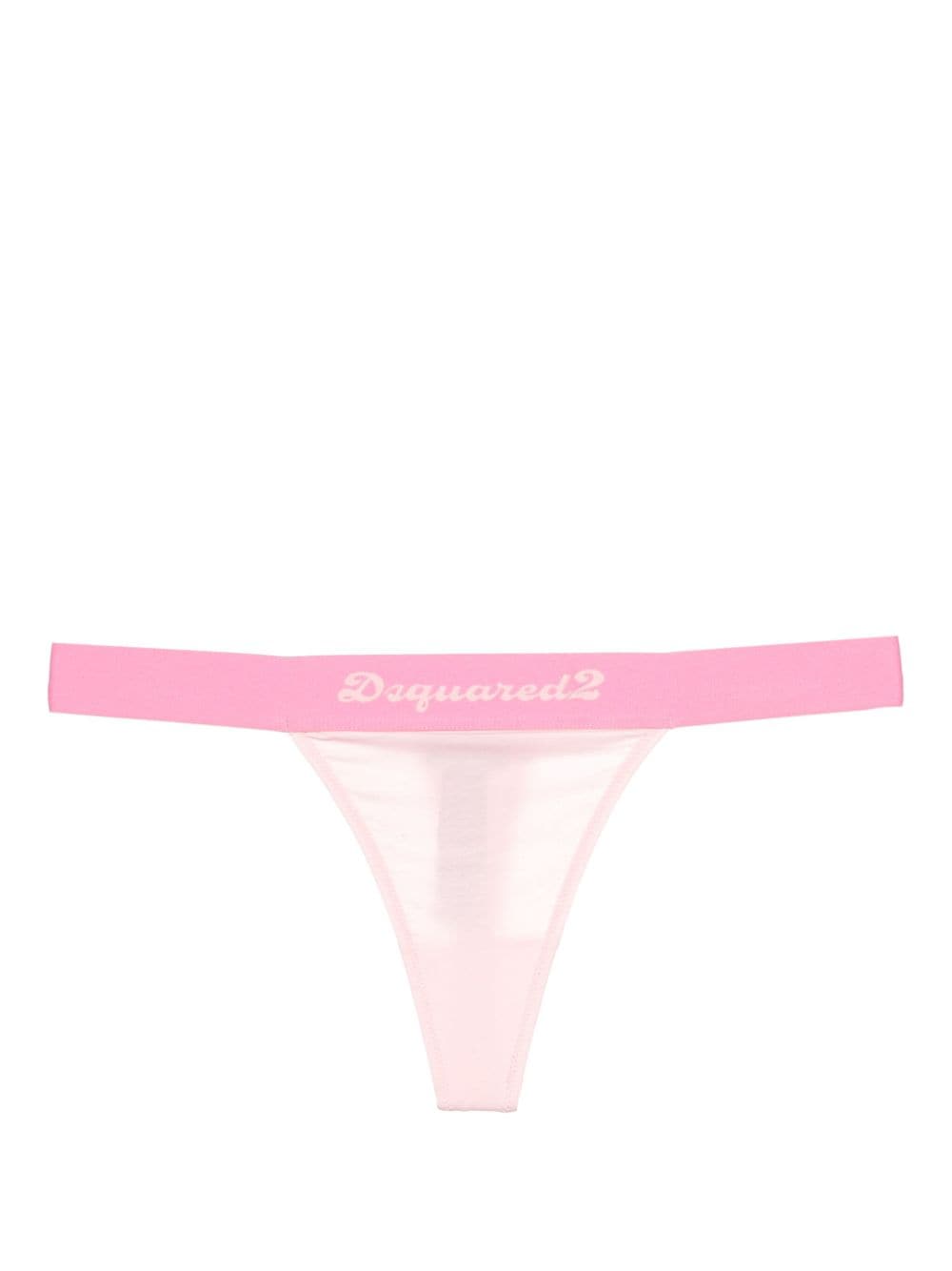 DSQUARED2 logo-waistband thong - Pink von DSQUARED2