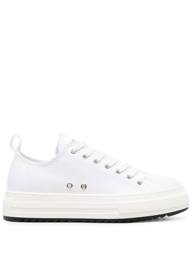 DSQUARED2 low-top flatform sneakers - Yellow von DSQUARED2