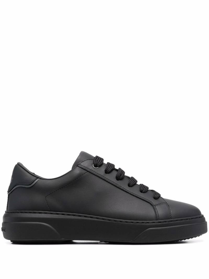 DSQUARED2 low-top leather sneakers - Black von DSQUARED2