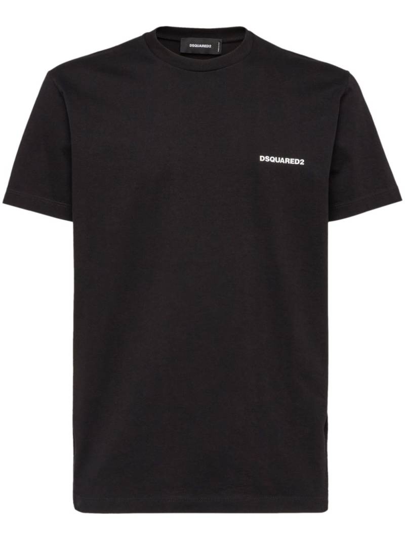 DSQUARED2 map-print cotton T-shirt - Black von DSQUARED2