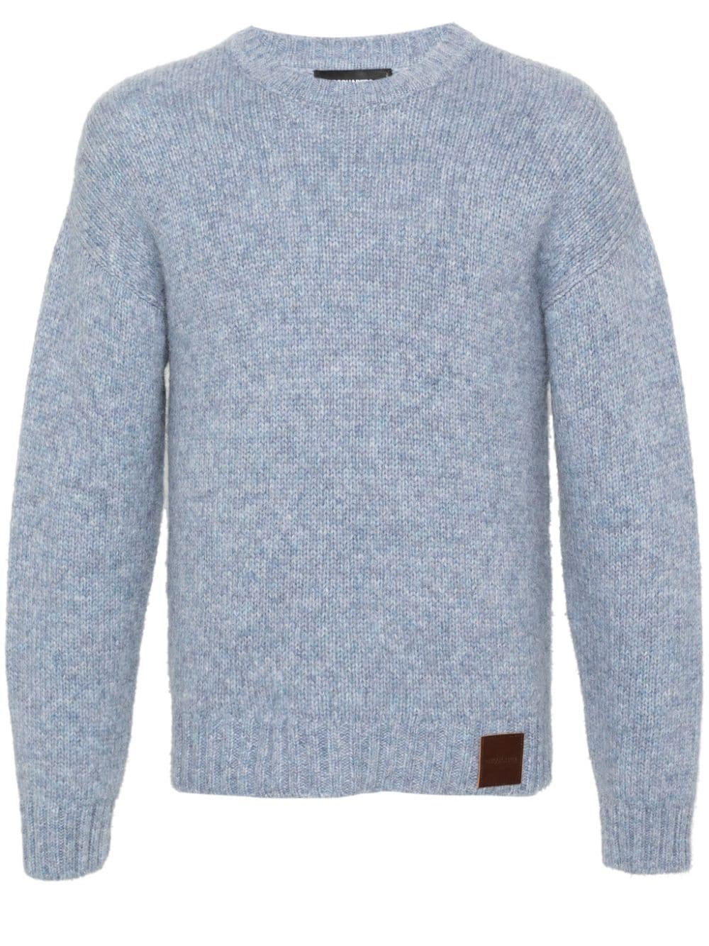 DSQUARED2 mélange-effect jumper - Blue von DSQUARED2