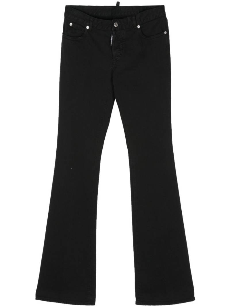 DSQUARED2 mid-rise flared jeans - Black von DSQUARED2