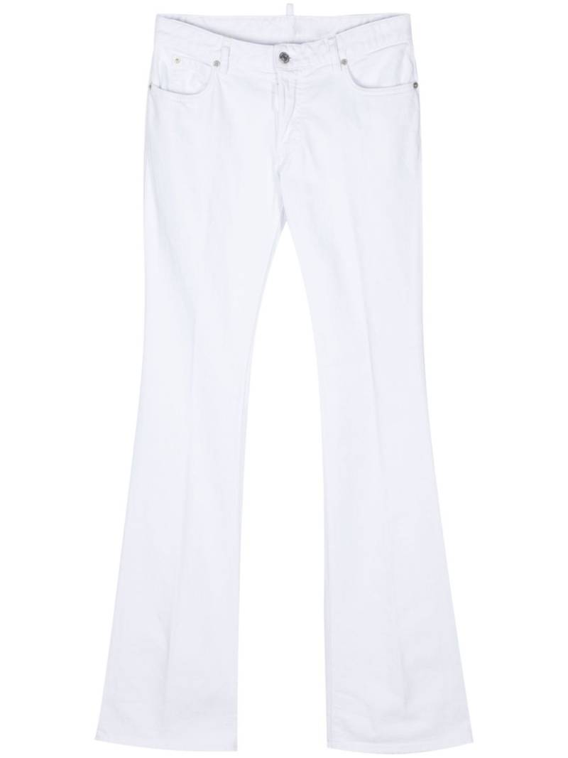 DSQUARED2 mid-rise flared jeans - White von DSQUARED2