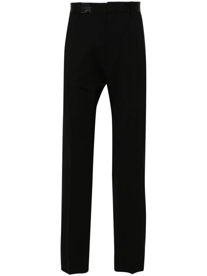 DSQUARED2 mid-rise tapered trousers - Black von DSQUARED2