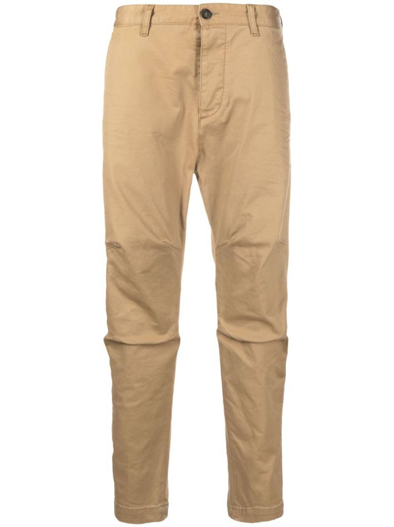 DSQUARED2 mid-rise tapered trousers - Neutrals von DSQUARED2