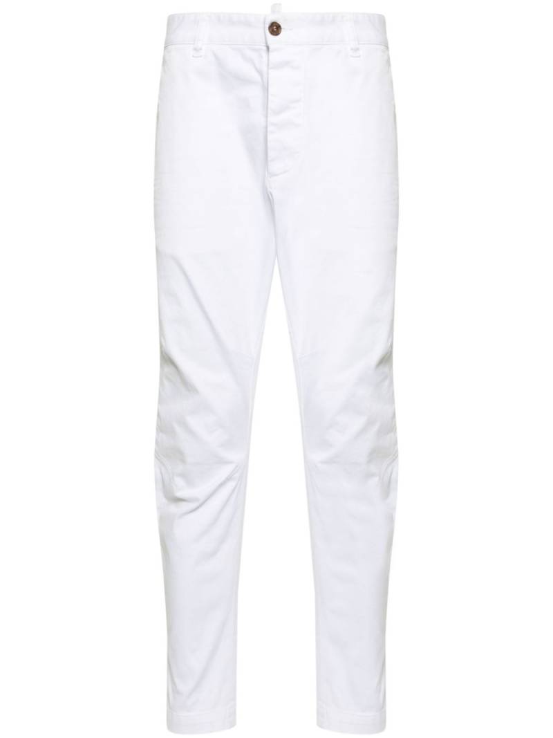 DSQUARED2 Sexy tapered trousers - White von DSQUARED2