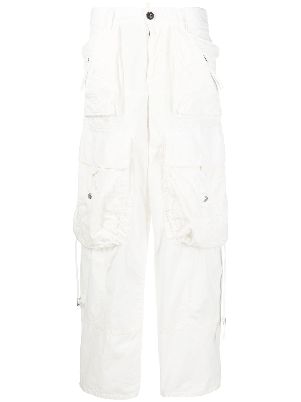 DSQUARED2 multi-pocket cargo trousers - White von DSQUARED2