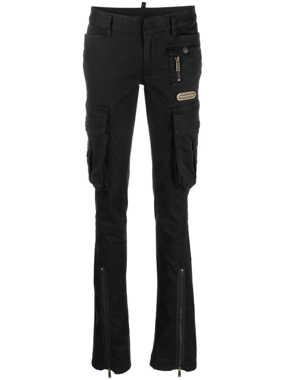 DSQUARED2 multi-pocket skinny jeans - Black von DSQUARED2