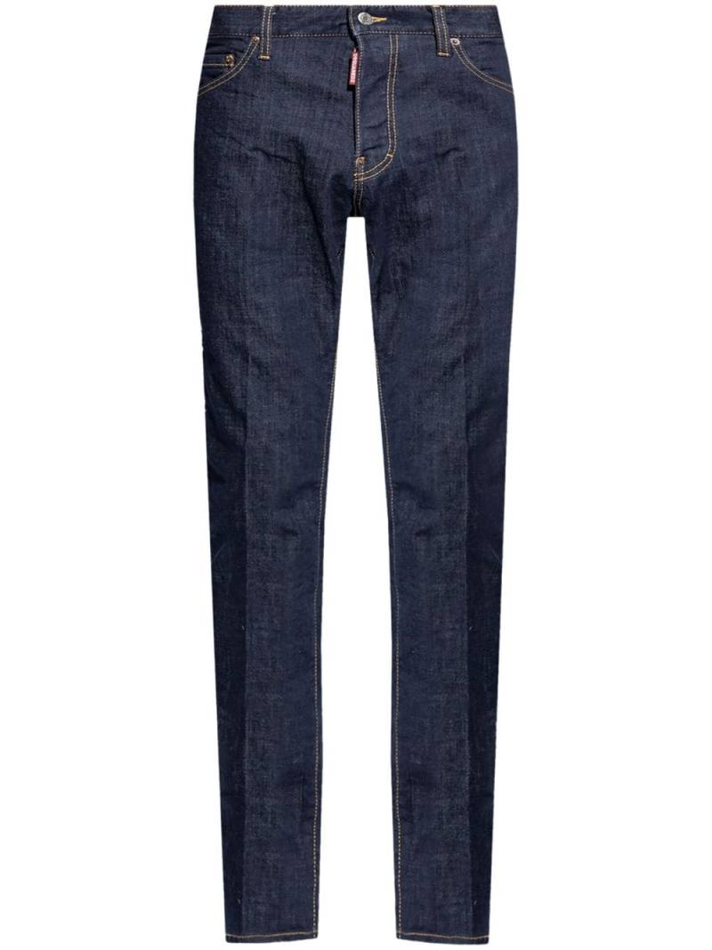 DSQUARED2 panelled slim-cut jeans - Blue von DSQUARED2