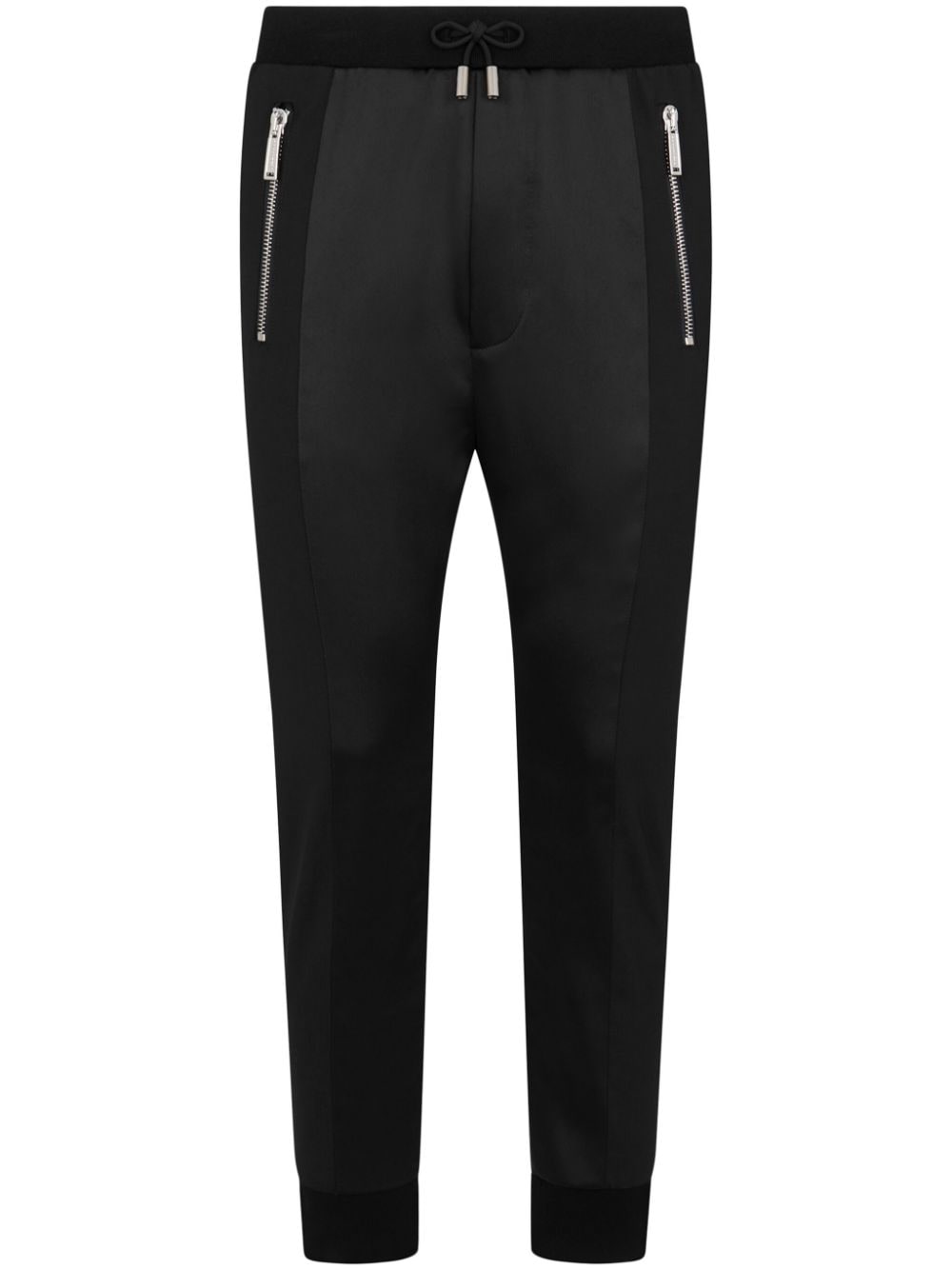 DSQUARED2 panelled wool-blend track pants - Black von DSQUARED2