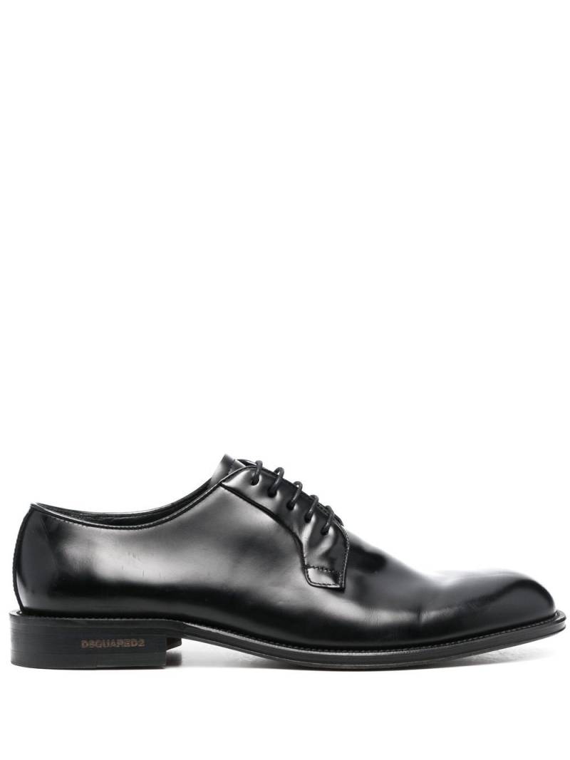 DSQUARED2 leather Derby shoes - Black von DSQUARED2