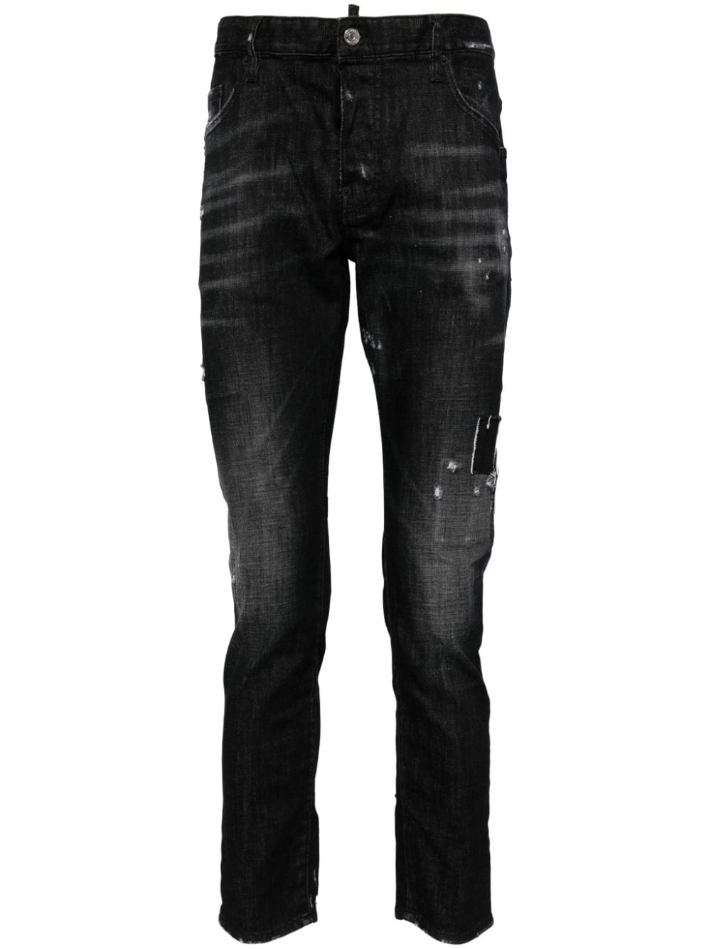 Dsquared2 slim-fit distressed-effect jeans - Black von Dsquared2