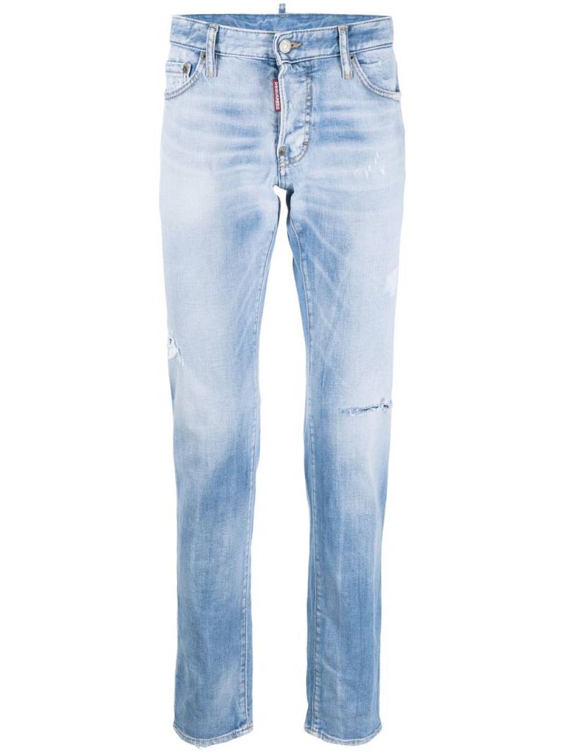 DSQUARED2 slim-fit light-wash jeans - Blue von DSQUARED2