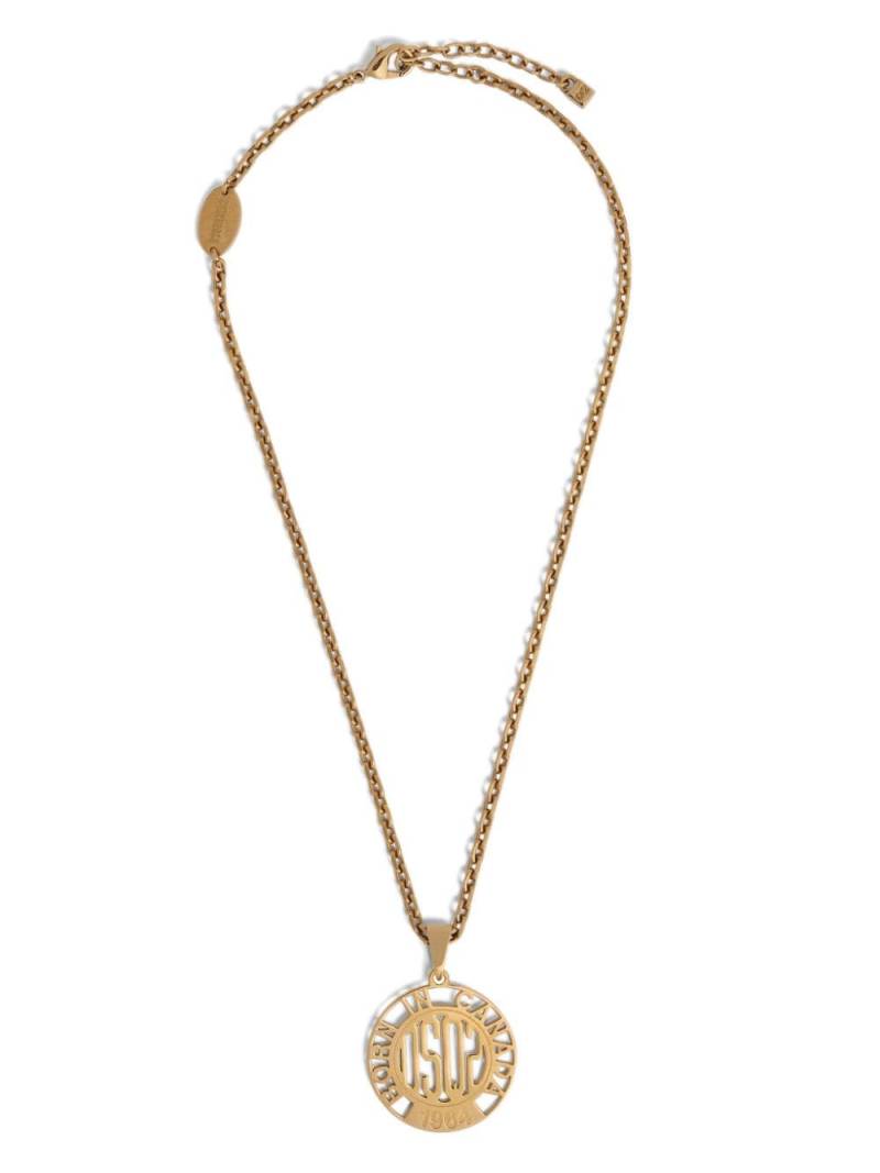 DSQUARED2 statement-pendant cable-link necklace - Gold von DSQUARED2