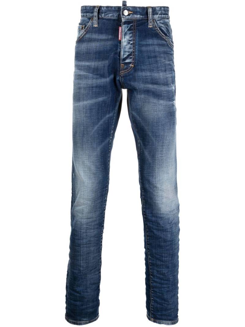 DSQUARED2 stonewashed skinny jeans - Blue von DSQUARED2