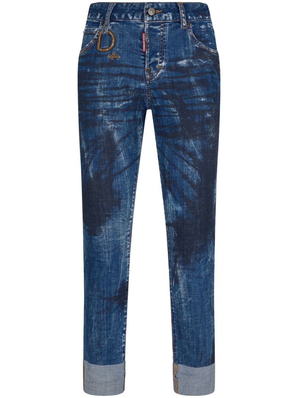 DSQUARED2 stonewashed slim-cut jeans - Blue von DSQUARED2