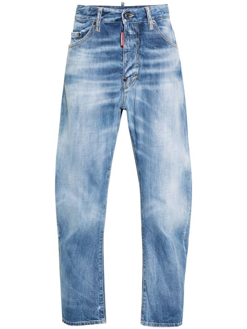 DSQUARED2 straight-leg cropped jeans - Blue von DSQUARED2