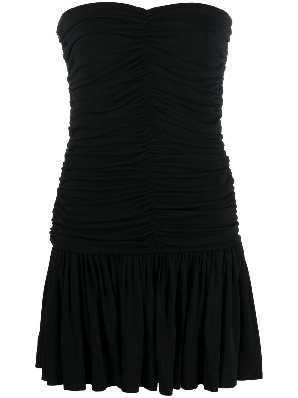 DSQUARED2 strapless ruched dress - Black von DSQUARED2