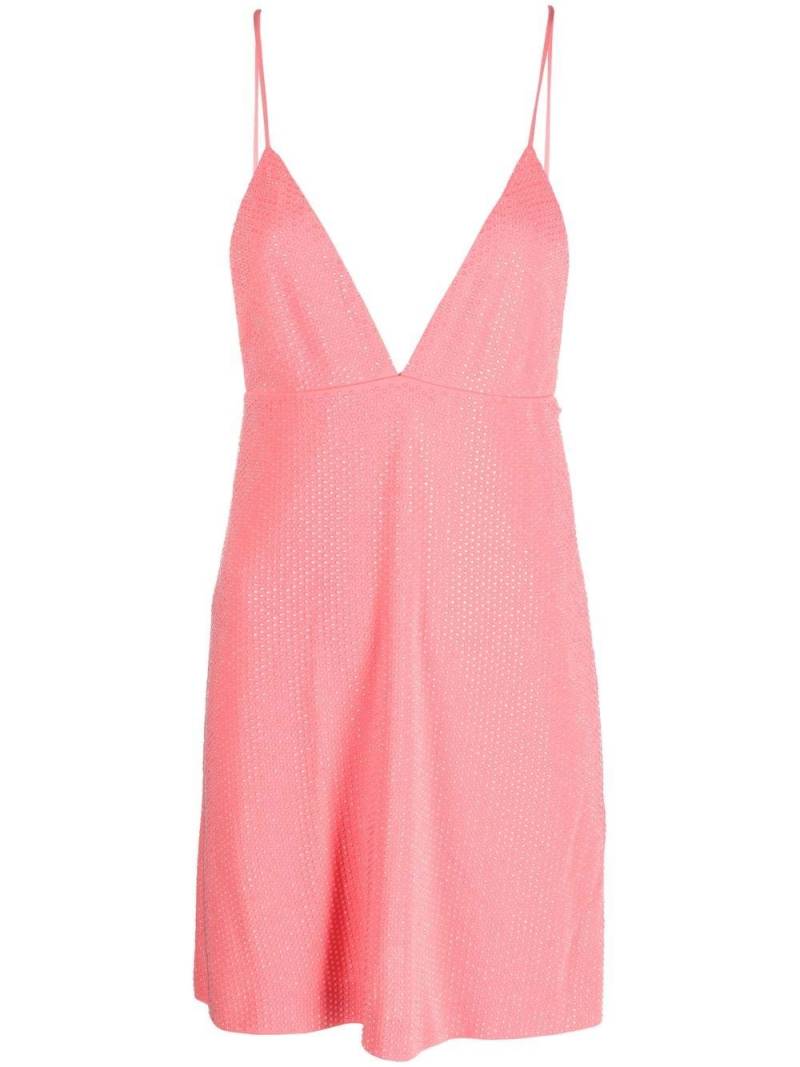 DSQUARED2 strass mini dress - Pink von DSQUARED2