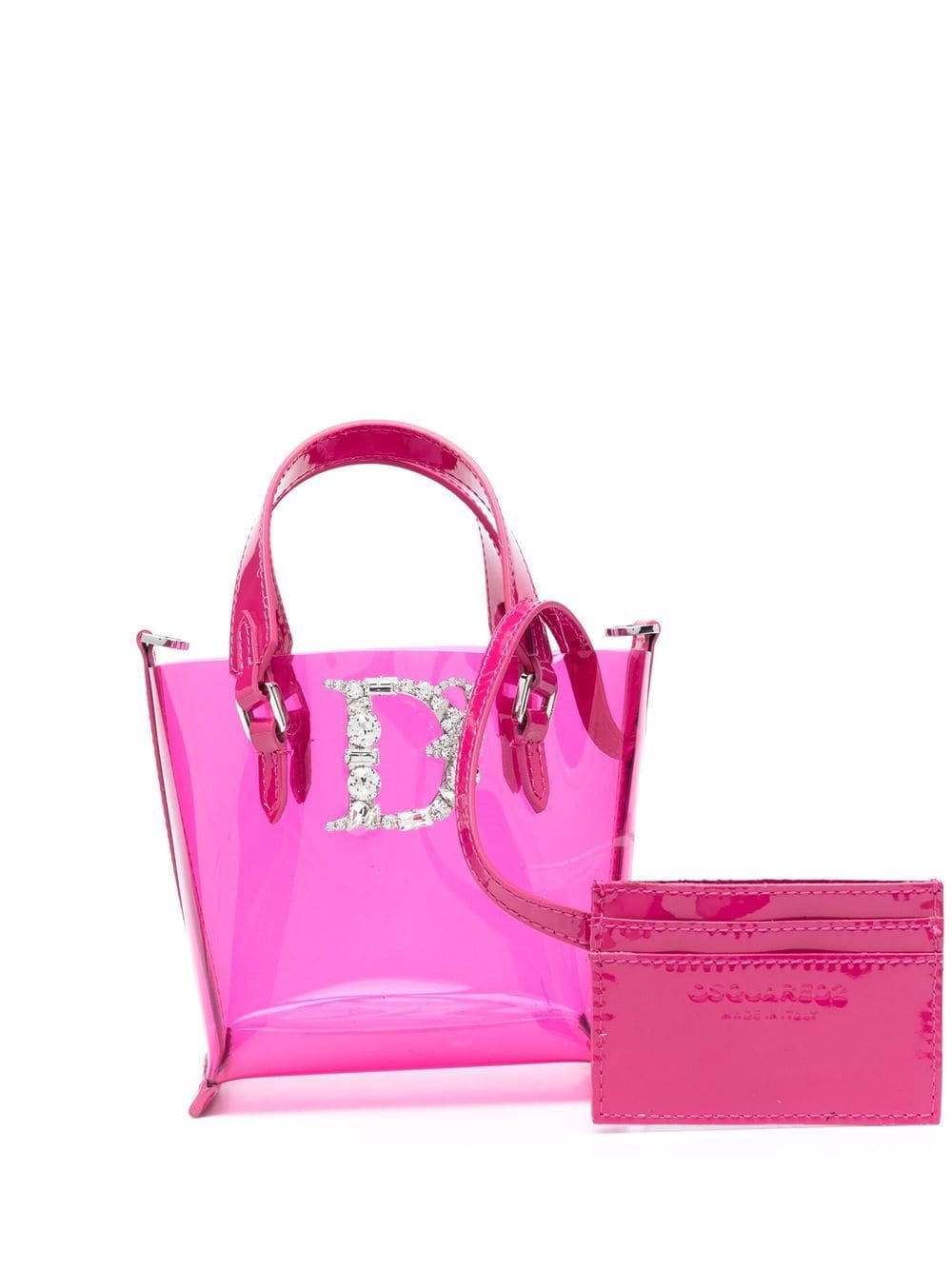 DSQUARED2 transparent tote bag - Pink von DSQUARED2