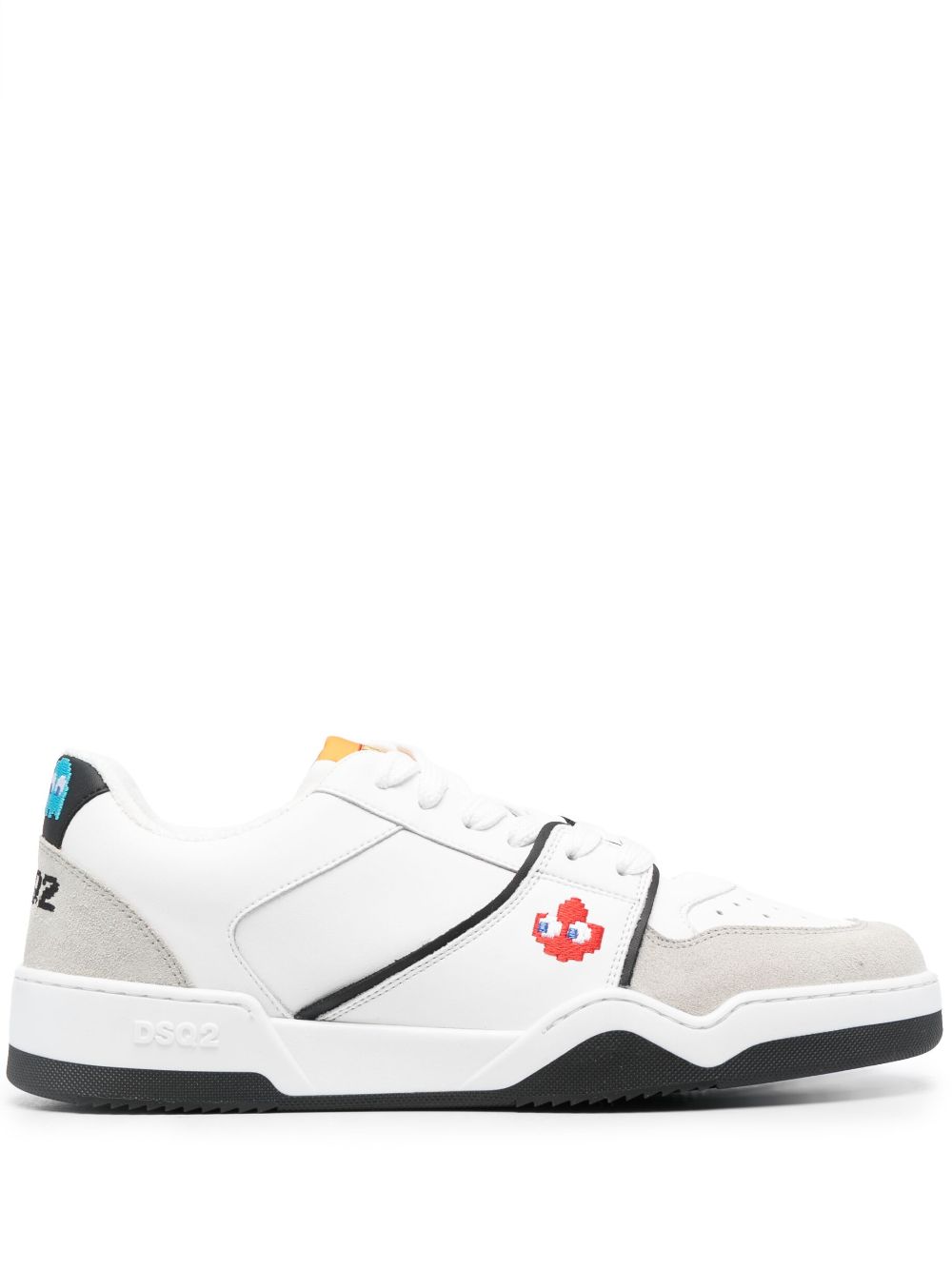 DSQUARED2 x Pac-Man panelled low-top sneakers - White von DSQUARED2