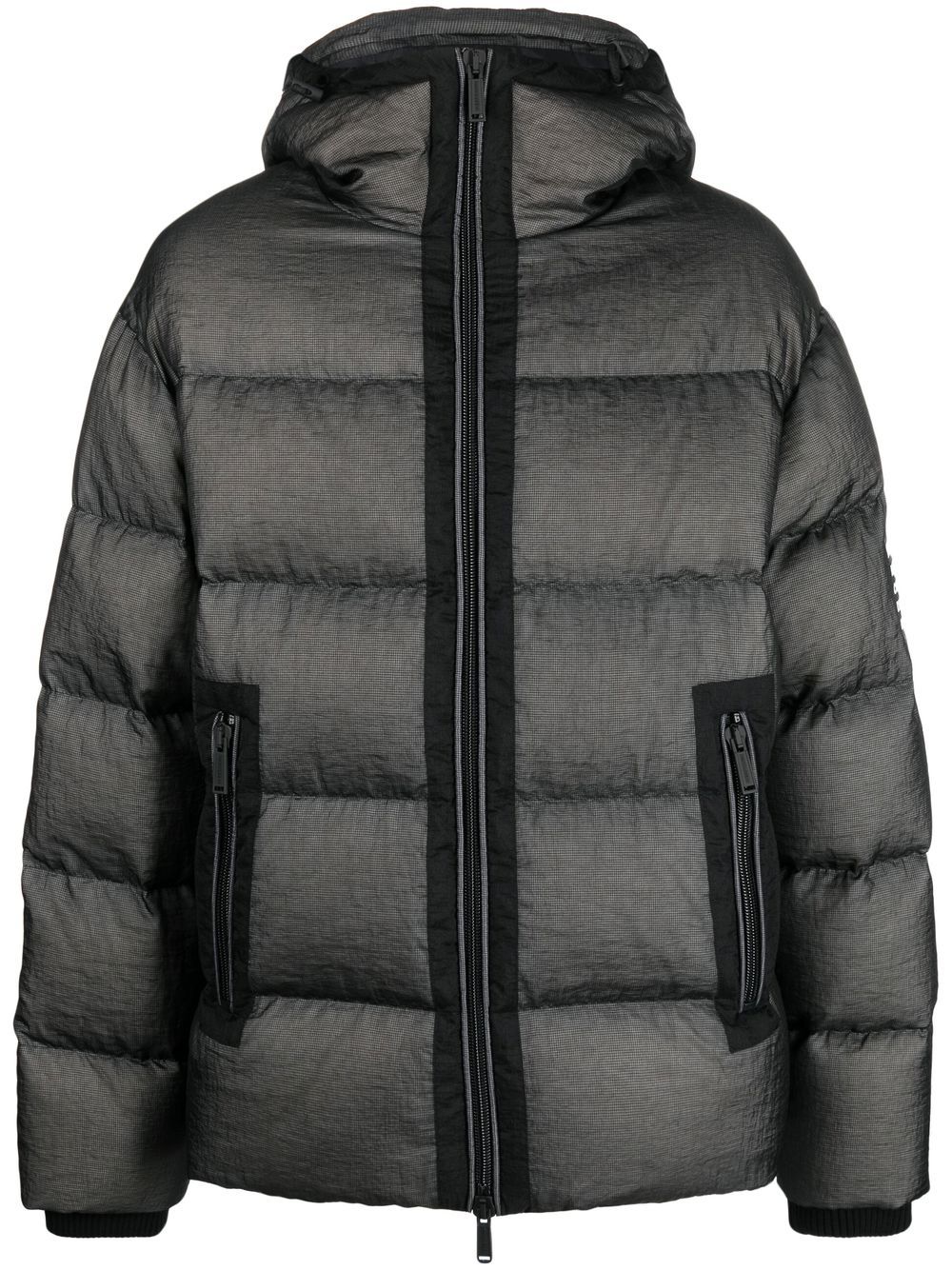 DSQUARED2 zipped padded jacket - Black von DSQUARED2