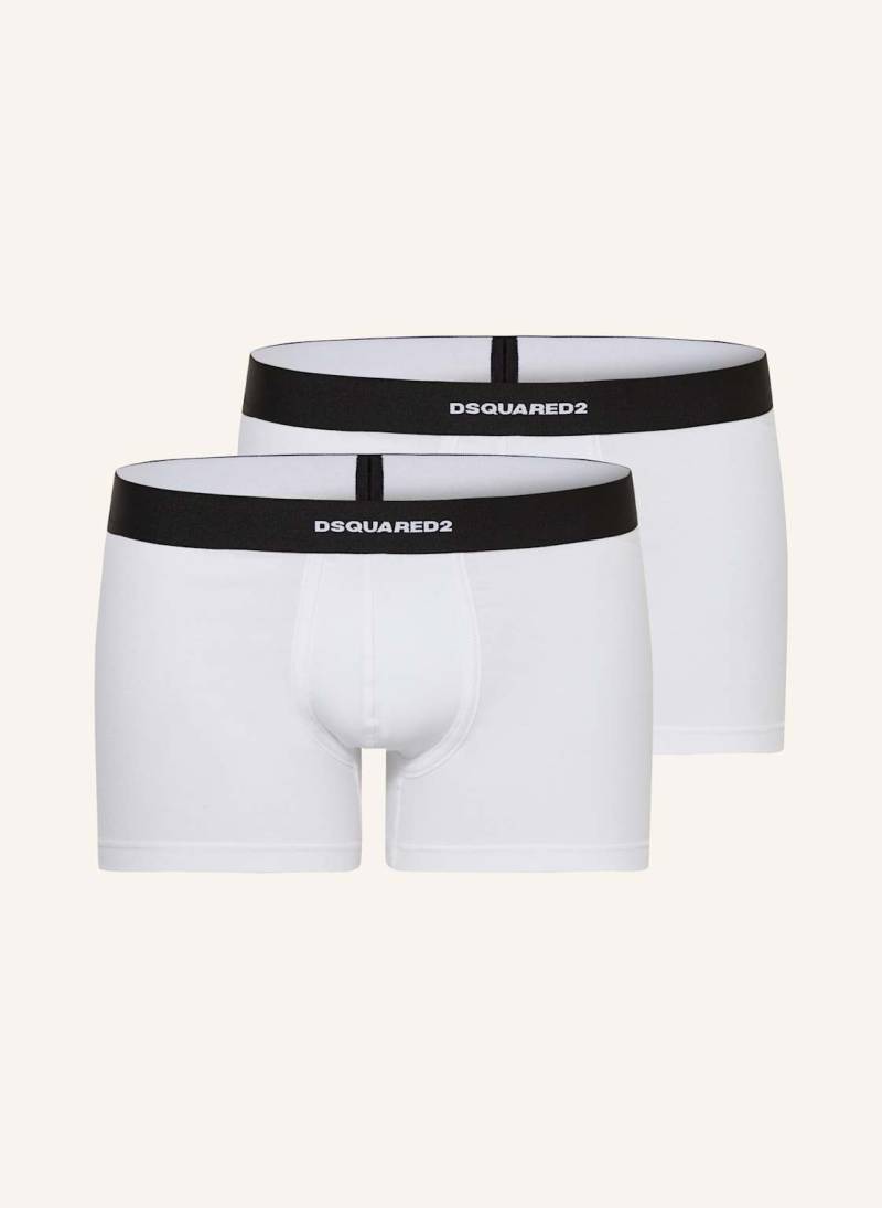 dsquared2 2er-Pack Boxershorts weiss von Dsquared2