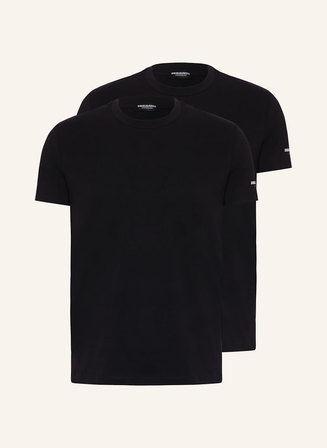 dsquared2 2er-Pack T-Shirts schwarz dsquared2 2er-Pack T-Shirts schwarz von Dsquared2