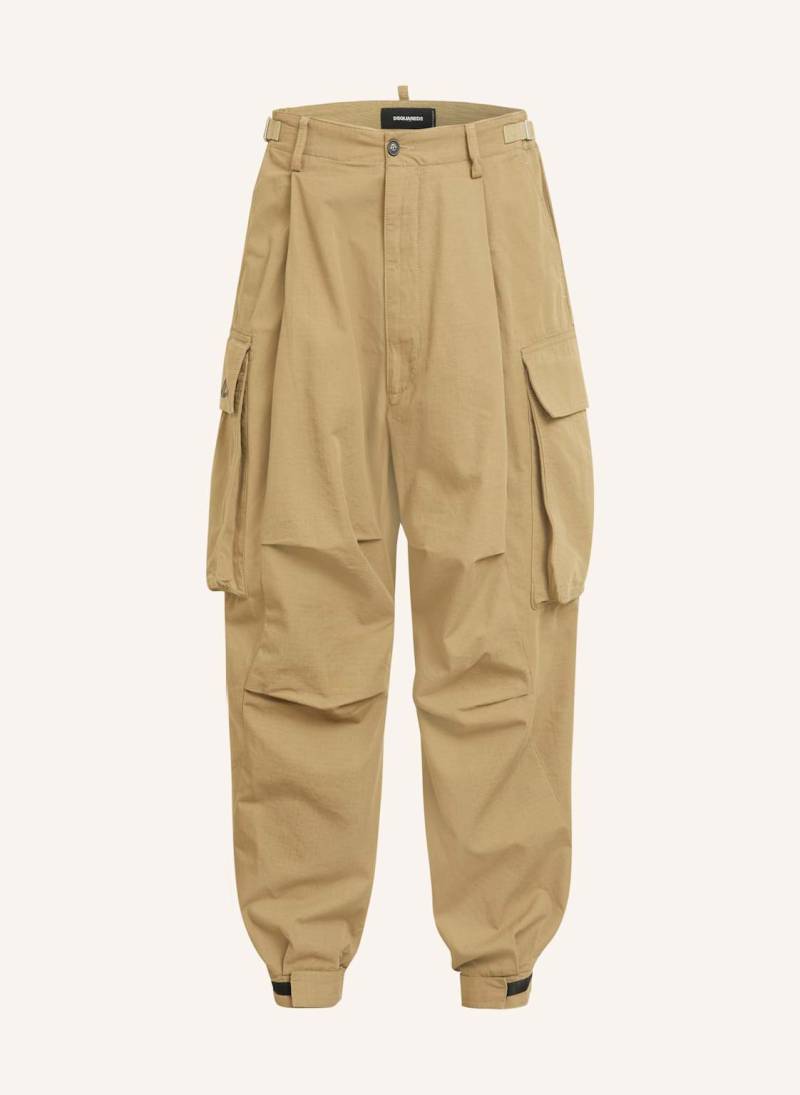 dsquared2 Cargohose Icon New Generation Sd Relaxed Fit beige von Dsquared2