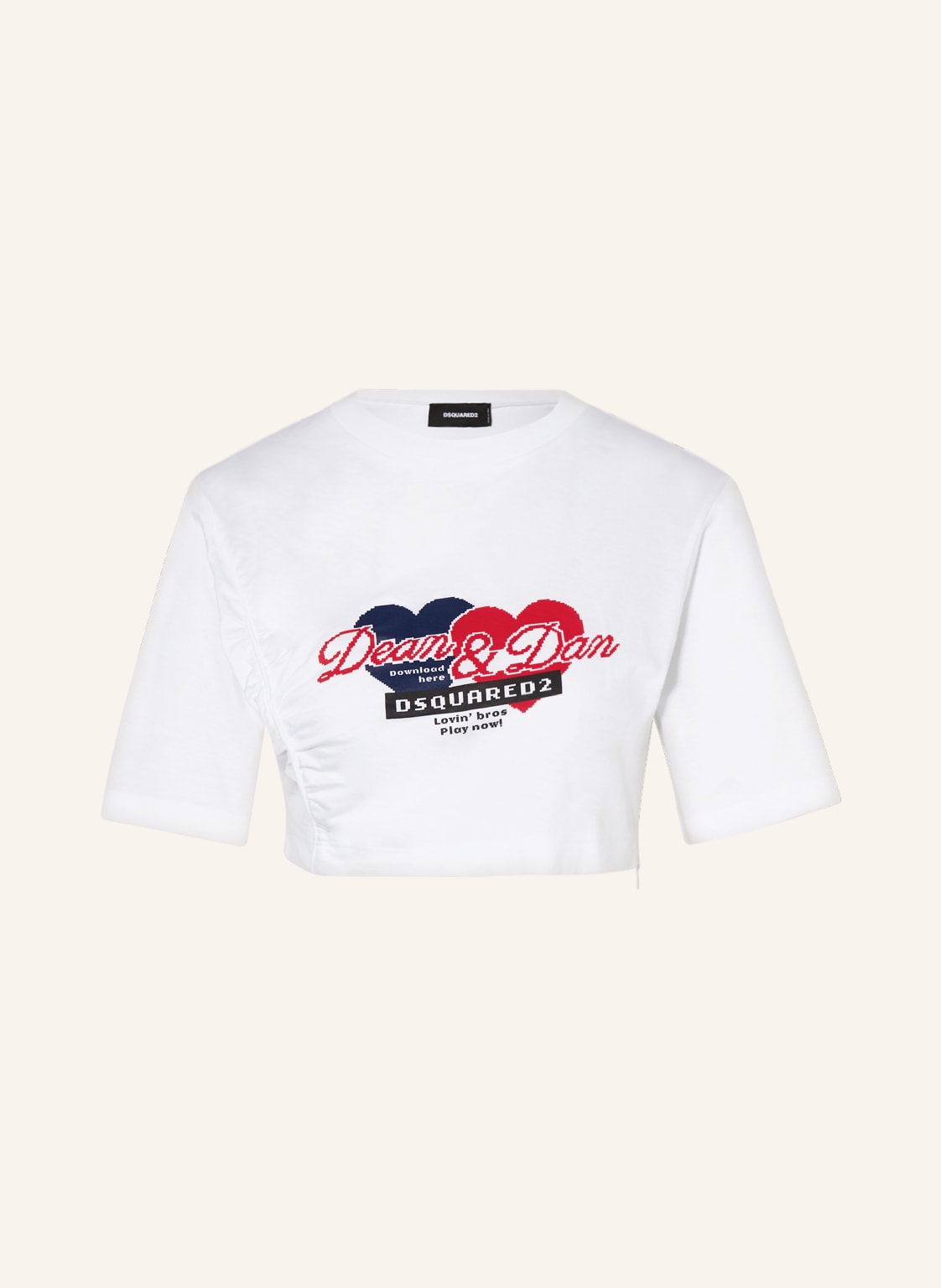 dsquared2 Cropped-Shirt weiss dsquared2 Cropped-Shirt weiss von Dsquared2